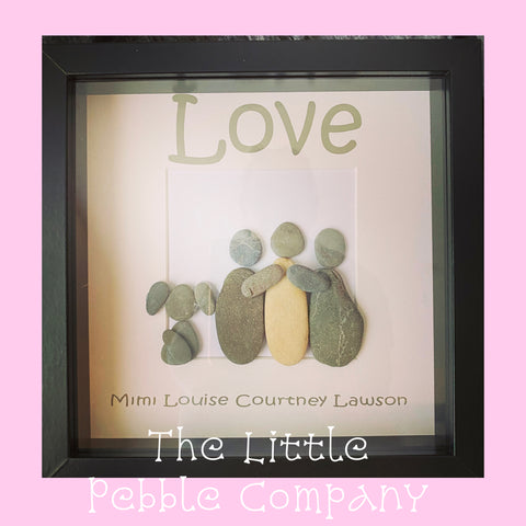 Personalised pebble picture